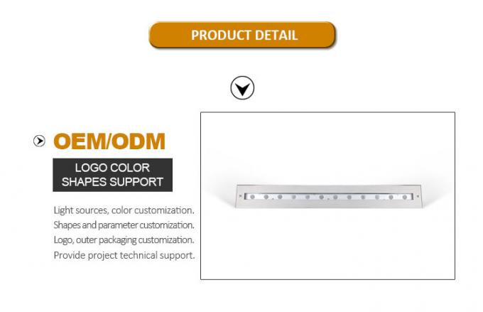 Alta qualidade retangular brilhante feixe assimétrico IP68 SS316L luz subaquática linear máquina de lavar parede LED piscina luz 3