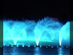 Fonte colorida LED luz subaquática de ponto de superfície montada IP68 LED Spotlight