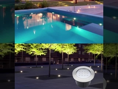 Lâmpada de piscina LED em recessos Luz subaquática IP68 316 de aço inoxidável 12W