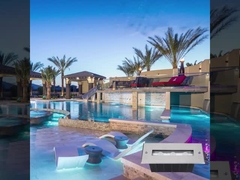 IP68 Iluminação de piscina 3W 6W RGB de cor única linear subaquática Iluminação de lavadora de parede com plástico Mou