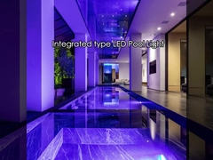 JPY120-AC 6watt RGBW Ultra Thin 316ss LED Luz de piscina subaquática