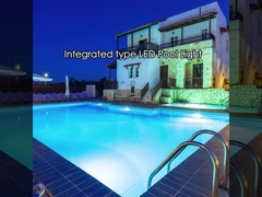 JPY160-AC A mais recente Super Thin 32mm 10W AC12V LED piscina luz subaquática