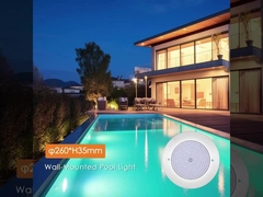 JPW 260 ABS Paisagem Decorativa Cor Mudança de Luzes LED subaquáticas IP68 resistente à água Luz de piscina RGB