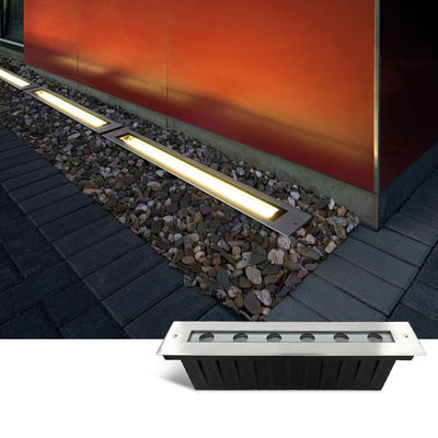 Lâmpada LED subterrânea em recessos 2700k - 6500k IP67 Lâmpada de lavagem de parede linear