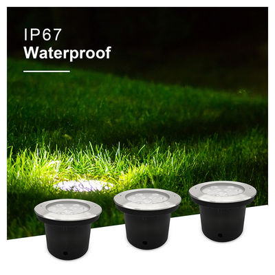 Luz subterrânea LED enterrada 12V DC24V 304 aço inoxidável com 2 anos de garantia