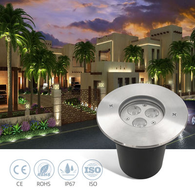 Luz de estacionamento LED subterrânea 3W 6W 9W COB Luzes de trilho exterior subterrâneo