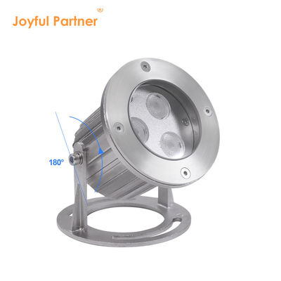 Luzes Submersíveis para Lagoa Subaquática Aço Inoxidável 316L 3*2W Classificação IK 08 Cabo de 2 Metros