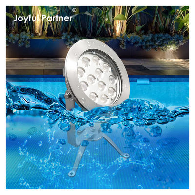 Luz LED subaquática IP68 12W 24W DMX Control 316SS RGBW 12/24VDC Durável Para Piscinas de Jardim / Hotel