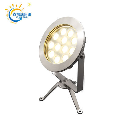CE ROHS Certificação DC 24V IP68 Fornecimento de fábrica 12X1W LED de cor única Submersível Baixa Voltagem Iluminação de lago