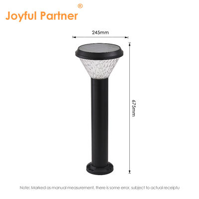 Iluminação solar com controle remoto Desempenho duradouro 5W Carregamento solar branco quente com ON / OFF automático