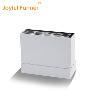 Iluminação para cima e para baixo Modernas luzes LED montadas na parede Iluminação de jardim de jardim 10W Preto Branco Casa de cores impermeável IP65