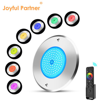 Luz de piscina LED DIA160MM*32MM AC12V 316 aço inoxidável com controlador RGB