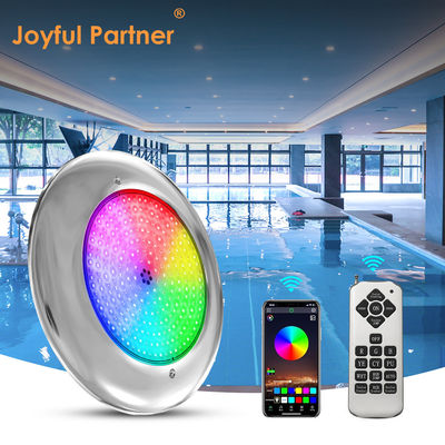 Luz de piscina 18watt 35watt Resina preenchida AC12V SS316L+ABS DIA280mm Para piscina de concreto
