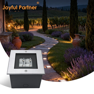 Quadrado Inground Deck Uplight 125 * 125MM ADC12 Casas de alumínio de fundição por injeção LED SMD alta com profundeza de design anti-reflexão