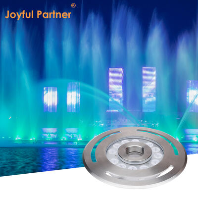 Luz de fonte LED Caixa de aço inoxidável DC 12V 3500K Branco Quente CRI 85 Para City Plaza