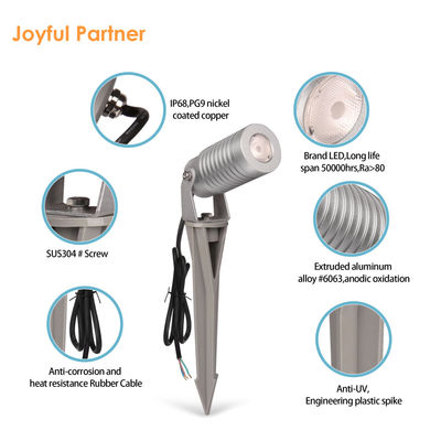 DC 24V 10W Led Spot Spike Yard Light RGBW 4in1 Iluminação externa portátil à prova d'água