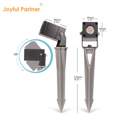Lâmpada de jardim LED de árvore quadrada à prova d'água IP65 de alumínio para jardim exterior com certificação CE