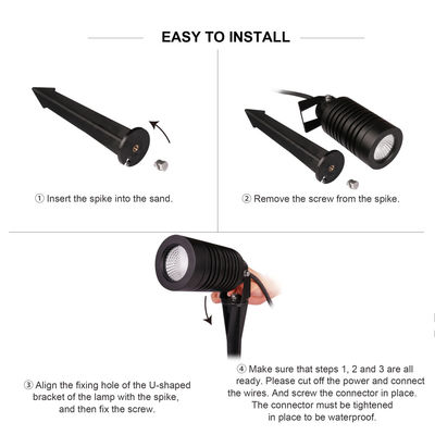 Lâmpadas de paisagem LED à prova d'água IP66 14W