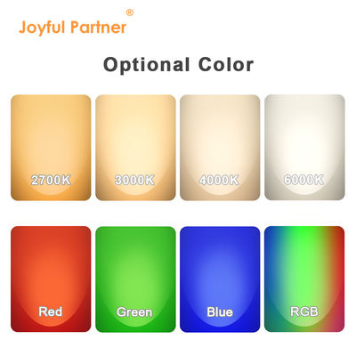 Lâmpada LED branca quente de jardim regulavel IP65 à prova de água