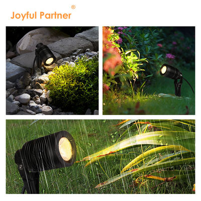 Lâmpada LED branca quente de jardim regulavel IP65 à prova de água