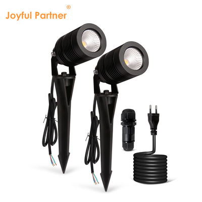 Iluminação de paisagem COB Ajustável 10W 24V ou 100~240VAC Corpo de alumínio RGBW 4in1 para caminho de quintal
