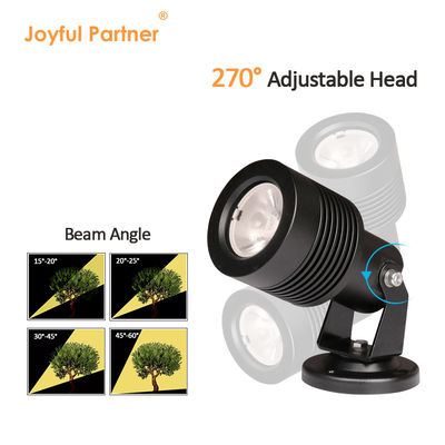 Iluminação de jardim de ângulo ajustável para cima para baixo 6W 10W Quadrado Iluminação exterior de solo