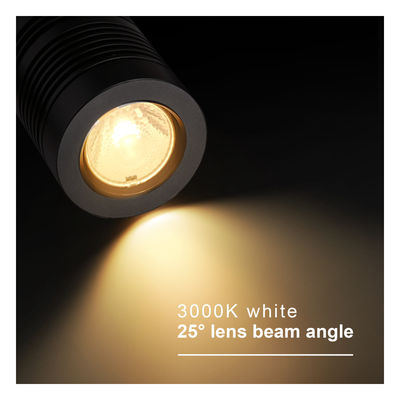 3000K 10W Lâmpadas de jardim ao ar livre Luzes de trilho LED ajustáveis IP65 à prova de água