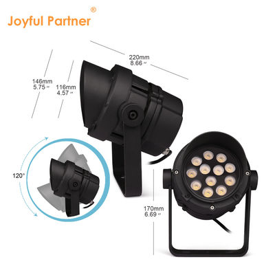 Alta luminosidade LED redonda de exterior RGB Luminárias IP65 LED Árvore de paisagem