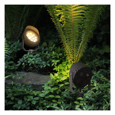 DMX512 Luz de árvore LED colorida para o exterior 12W 24W 36W IP65 Rgb Spike Lights