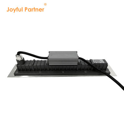 Iluminação subterrânea LED branca quente SUS 316 6W 12W Iluminação linear de jardim recessada
