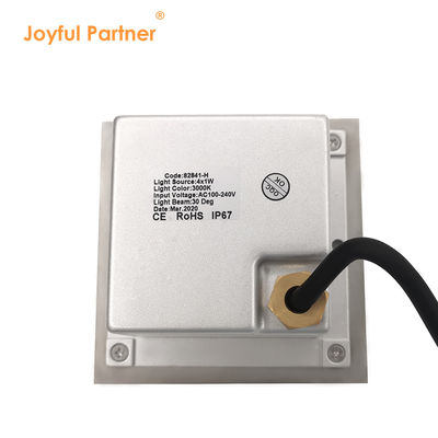 12V DC LED de piso de passo luz subterrânea exterior IP67 enterrado 3W 4W 8W