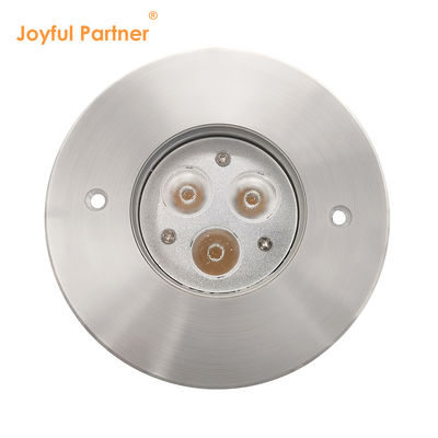 3W Outdoor LED Underground Light 3000k Quente Branco Recessado em Iluminação do Solo
