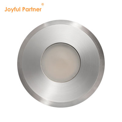 Mini Deck Light 12V 24V 1W 2W LED Single Color DIA 38MM Para jardim quadrado