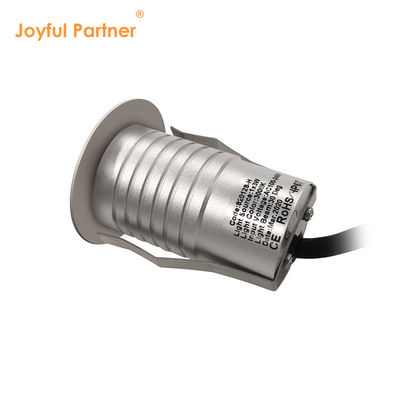 Luz de enterro LED de aço inoxidável 316 1w 2w 3w DC 24v com caixa traseira de plástico para paisagismo