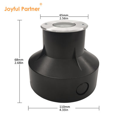 1W 3000k LED Branco Quente Luz Subterrânea IP67 Enterrado em Iluminação Recessada no Solo