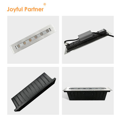 Lâmpada LED subterrânea em recessos 2700k - 6500k IP67 Lâmpada de lavagem de parede linear