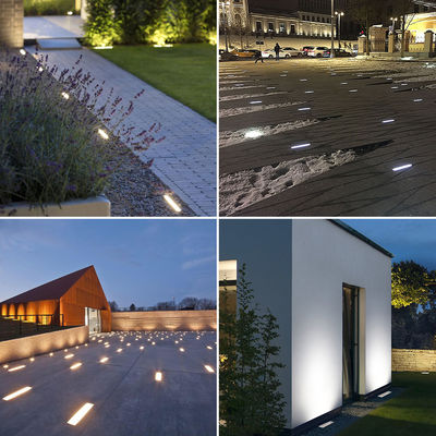 Lâmpada LED subterrânea em recessos 2700k - 6500k IP67 Lâmpada de lavagem de parede linear