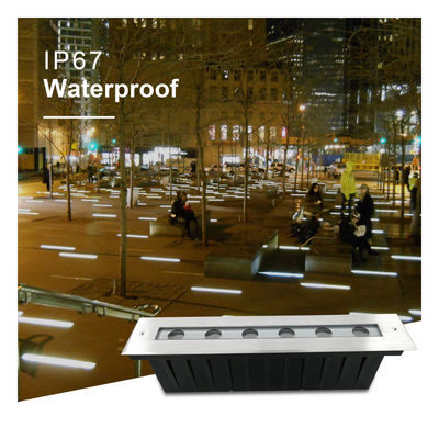 IP67 resistente à água Luz linear subterrânea SS Cobertura Branca quente Luzes de jardim subterrâneo