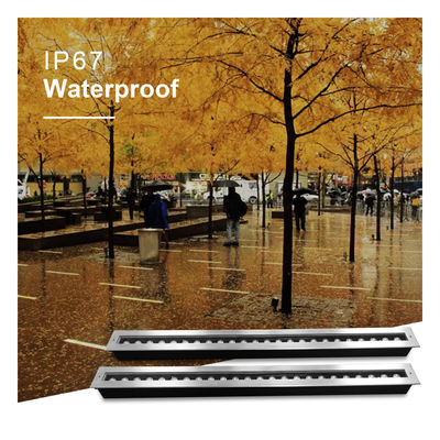 Luz subterrânea LED linear 1000MM IK08 RA85 24*1W 24*2W Para projeto de iluminação de edifícios