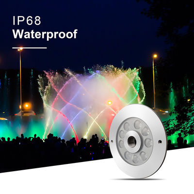 27W 3 em 1 RGB LED Fonte de luz de aço inoxidável para praça comercial