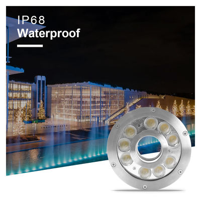IP68 Luz de fonte LED subaquática 2700K - 6500K SS316 12V / 24V Compatível