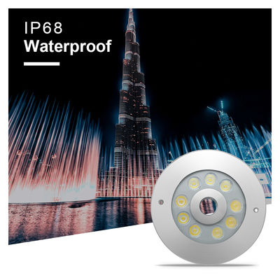 Iluminação de fonte LED colorida 2700k - 6500k IP68 Iluminação LED subaquática