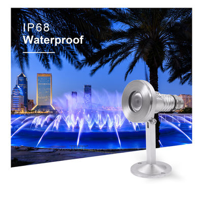 IP68 resistente à água Iluminação de piscina Rgb Dmx SS 316 Iluminação de fonte LED