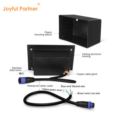 Lâmpadas de escada de LED IP65 2W 6W Lâmpadas de escada de LED de interior