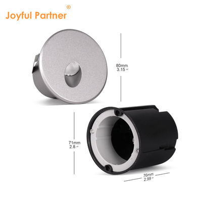 Mini LED Recessed Wall Light Adjustable Escalão Step Lights AC12V Die-casting Alumínio Cree LED 2700k 3000k 4000k 5000k