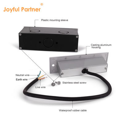 IP65 3W 5W LED Recessed Wall Light Step Linear Lighting For Stair Corner