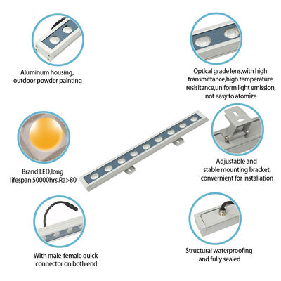 IP65 resistente à água LED Lâmpada de lavagem de parede Alta tensão 110V 220V LED City Color Light