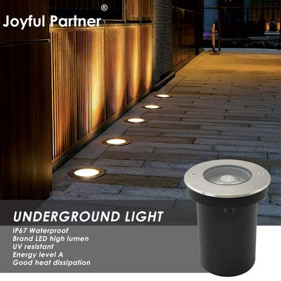 Luz Subterrânea LED 3W 6W 9W RGB Mudança de Cor Embutida Nível de Energia A