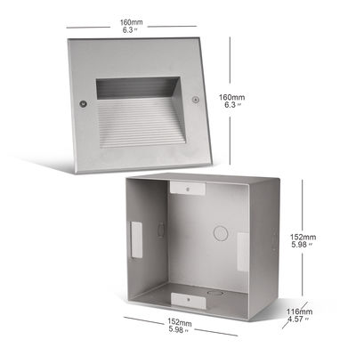 6W COB Iluminação de parede de escada IP65 para corredor