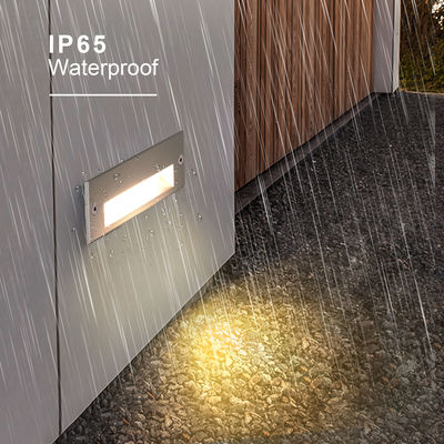 Lâmpadas retangulares de LED enterradas 220VAC 5W Lâmpadas LED brancas quentes